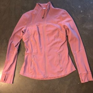 Lululemon pink zip up jacket sweatshirt size 10
